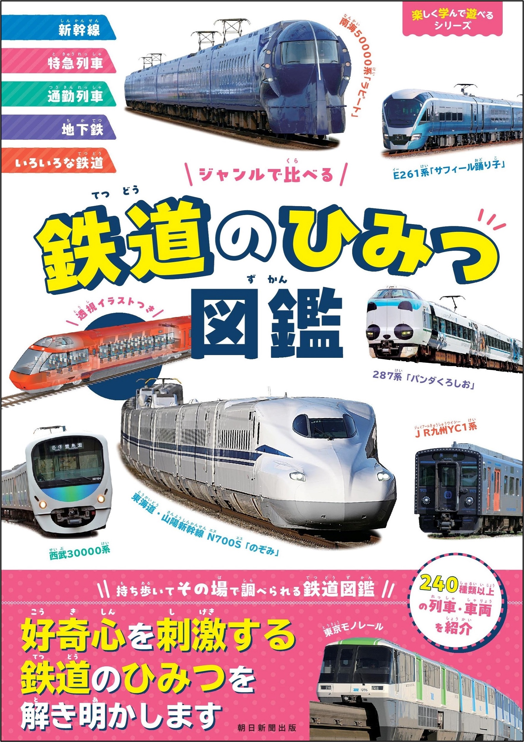 【小学校部門】6類、9784023341623『鉄道のひみつ図鑑』朝日新聞出版